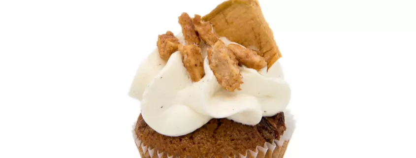 Apfel-Mandel Cupcake & Vanille-Pudding Creme glutenfrei