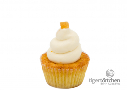Orange-Mandel Cupcake & Ingwer Creme Glutenfrei