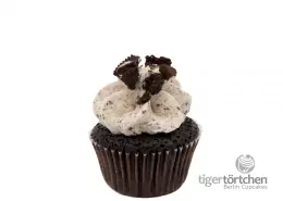Veganer Schokoladen Cupcake & Vanille-Keks Creme Oreo Berlin Cupcakes