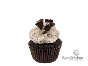 Veganer Schokoladen Cupcake & Vanille-Keks Creme Oreo Berlin Cupcakes