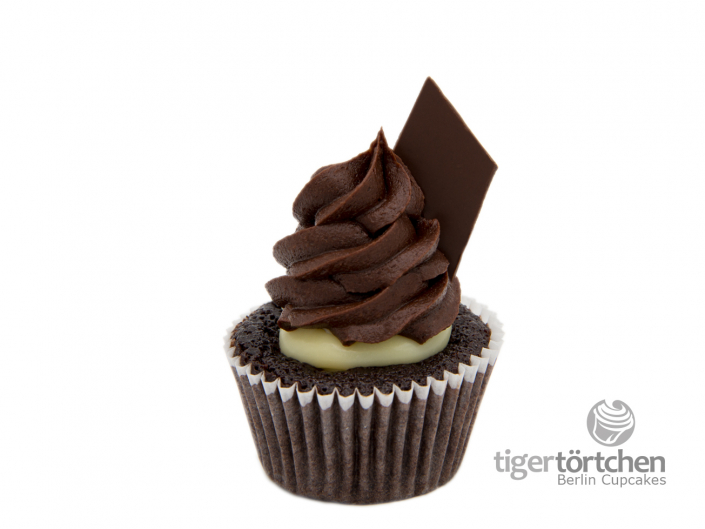 Schokoladen Cupcake & Schoko-Minz Topping Berlin Cupcakes