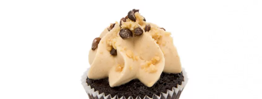 Schoko-Karamell Cupcake & Erdnuss Creme vegan