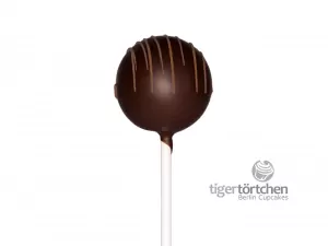 Cake-Pop Schoko-Walnuss Kuchen mit Zartbitter Schokoladenhülle