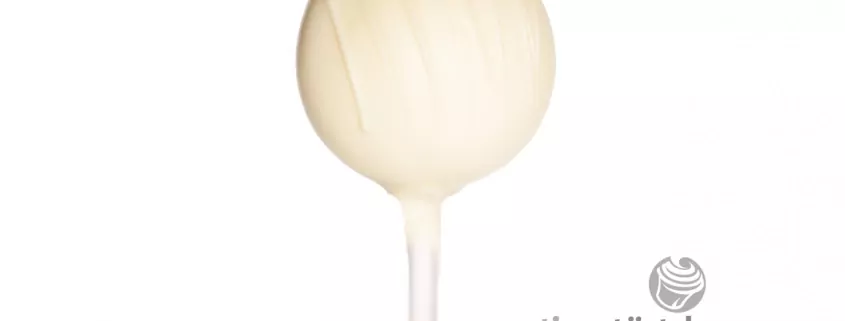 Cake-Pop Tonka Kuchen mit Weißer Schokoladenhülle