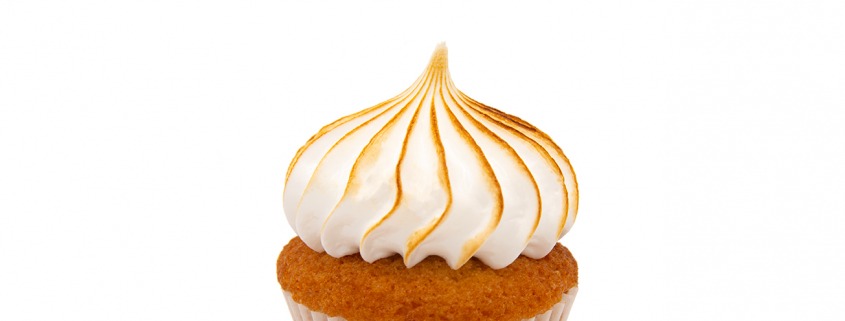 Zitronen Cupcake & Baizer Lemon Curd Topping