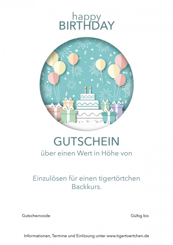 Backkurs Gutschein Berlin Mitte Geburtstagsgeschenk