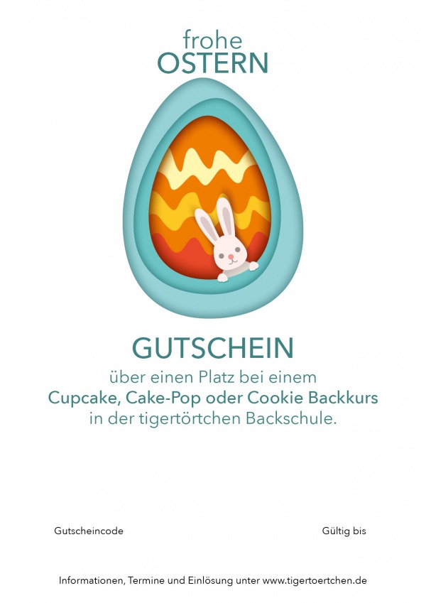 Backkurs Gutschein Cupcake, Cake-Pop, Cookie Berlin Mitte Ostern