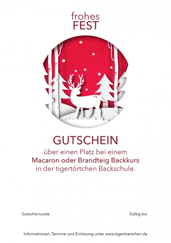 Backkurs Gutschein Macaron, Brandteig Berlin Mitte Weihnachtsgeschenk