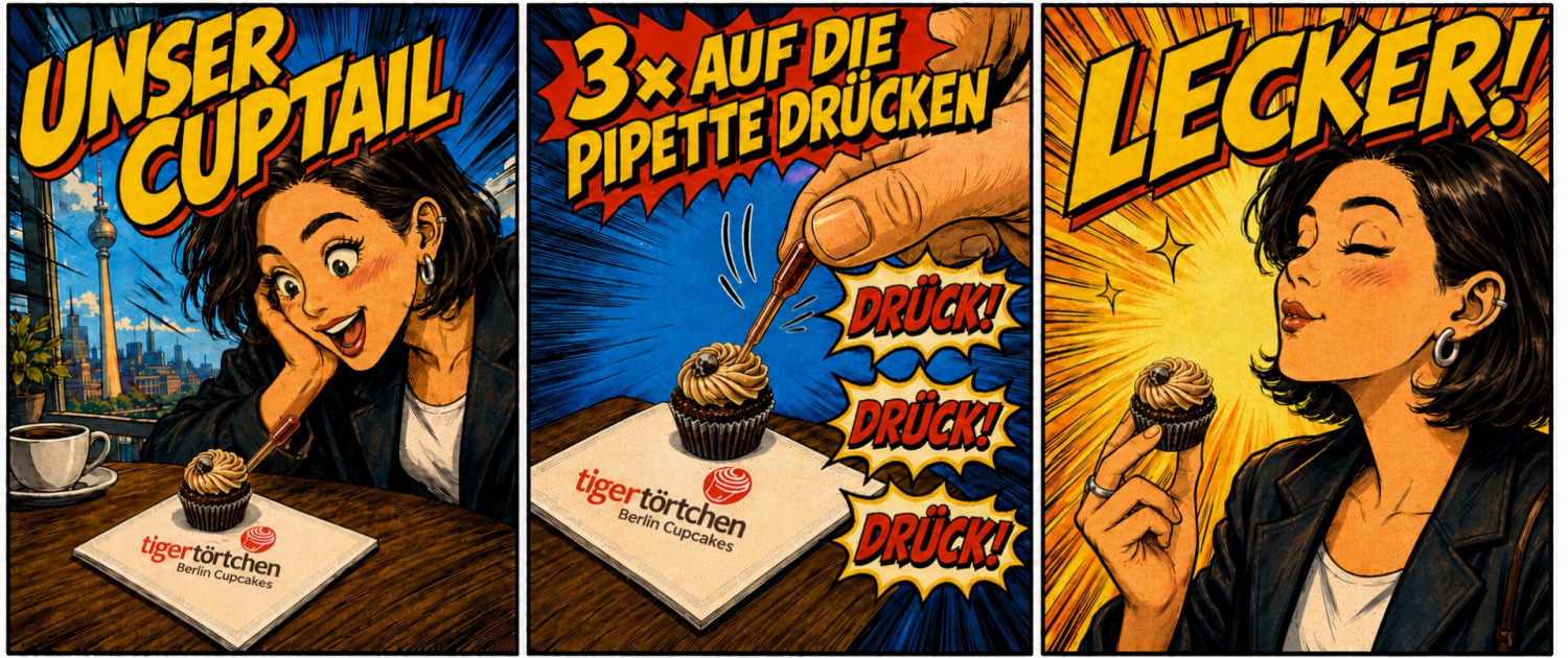 Cuptail - Cupcake mit Schuss Cuptail Cupcake mit Alkohol Infusion