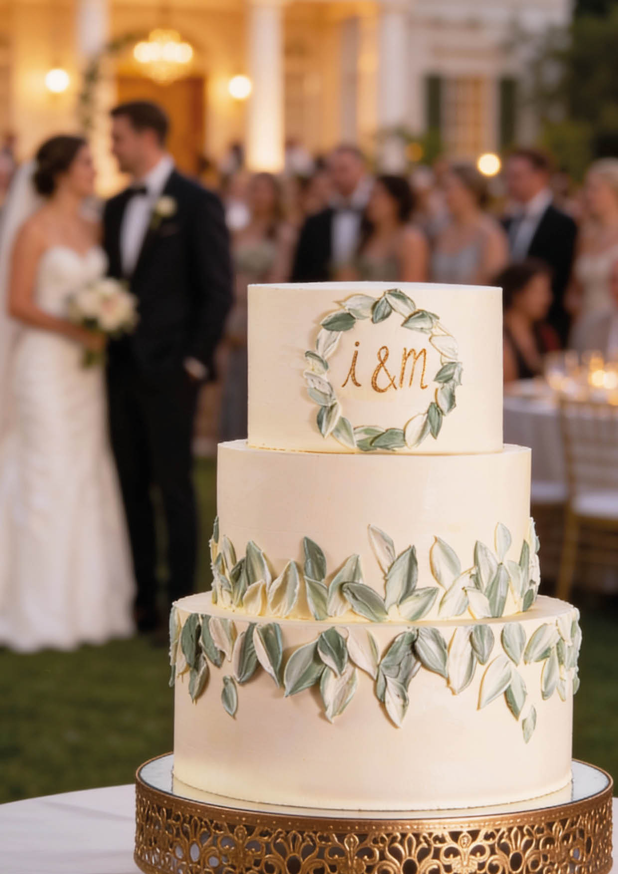Hochzeit in Berlin: Hochzeitstorte Anschnitt-Torte, Konditorei mit veganer und glutenfreier Auswahl.