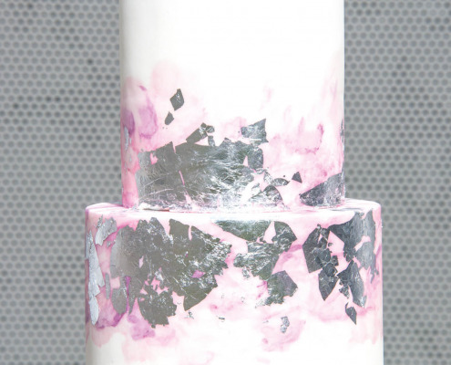 Hochzeitstorte mit Silber aus Berlin auch in vegan