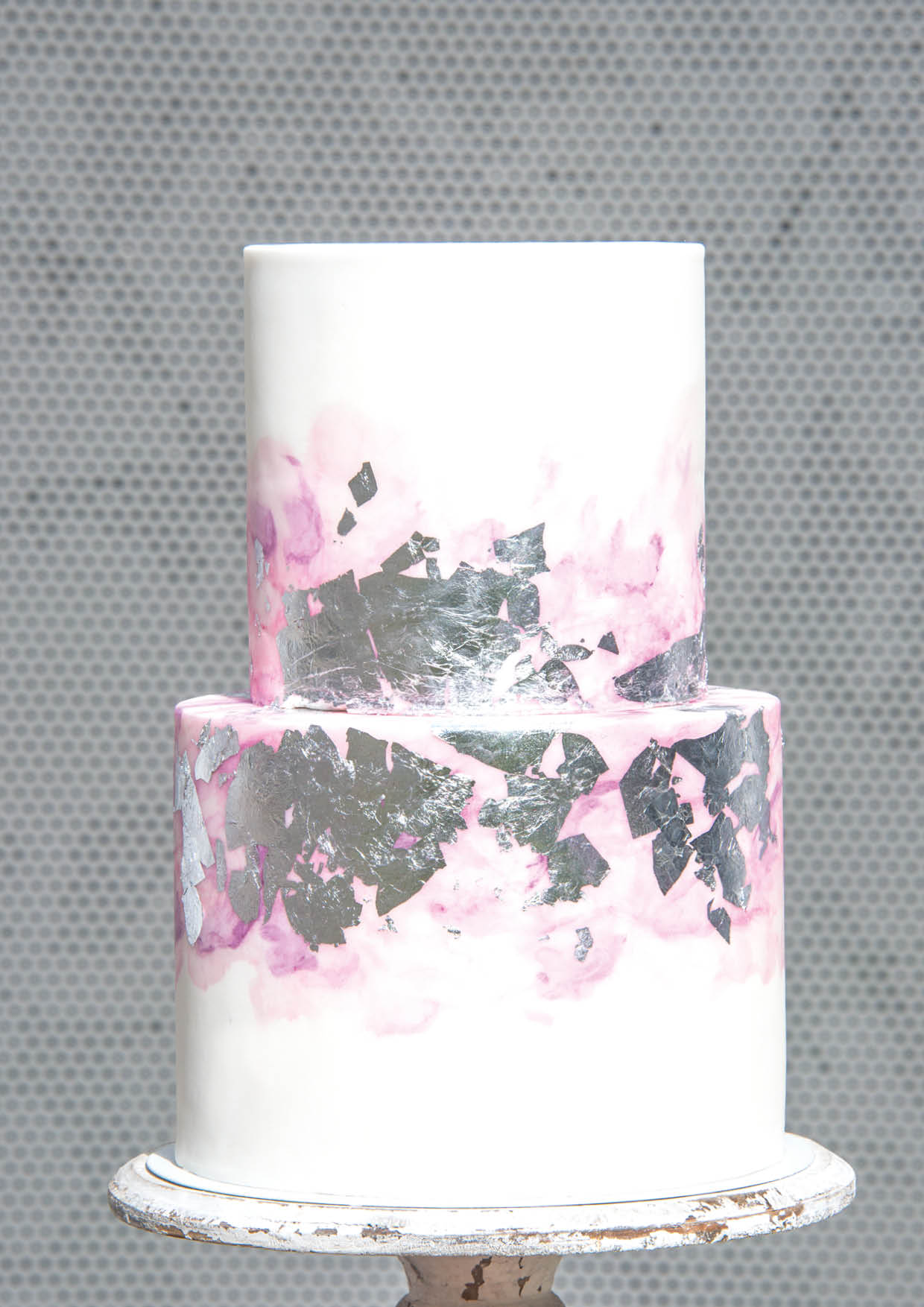 Hochzeitstorte mit Silber aus Berlin auch in vegan