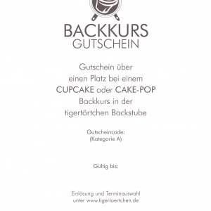 Geschenk Berlin Gutschein backen Backevent