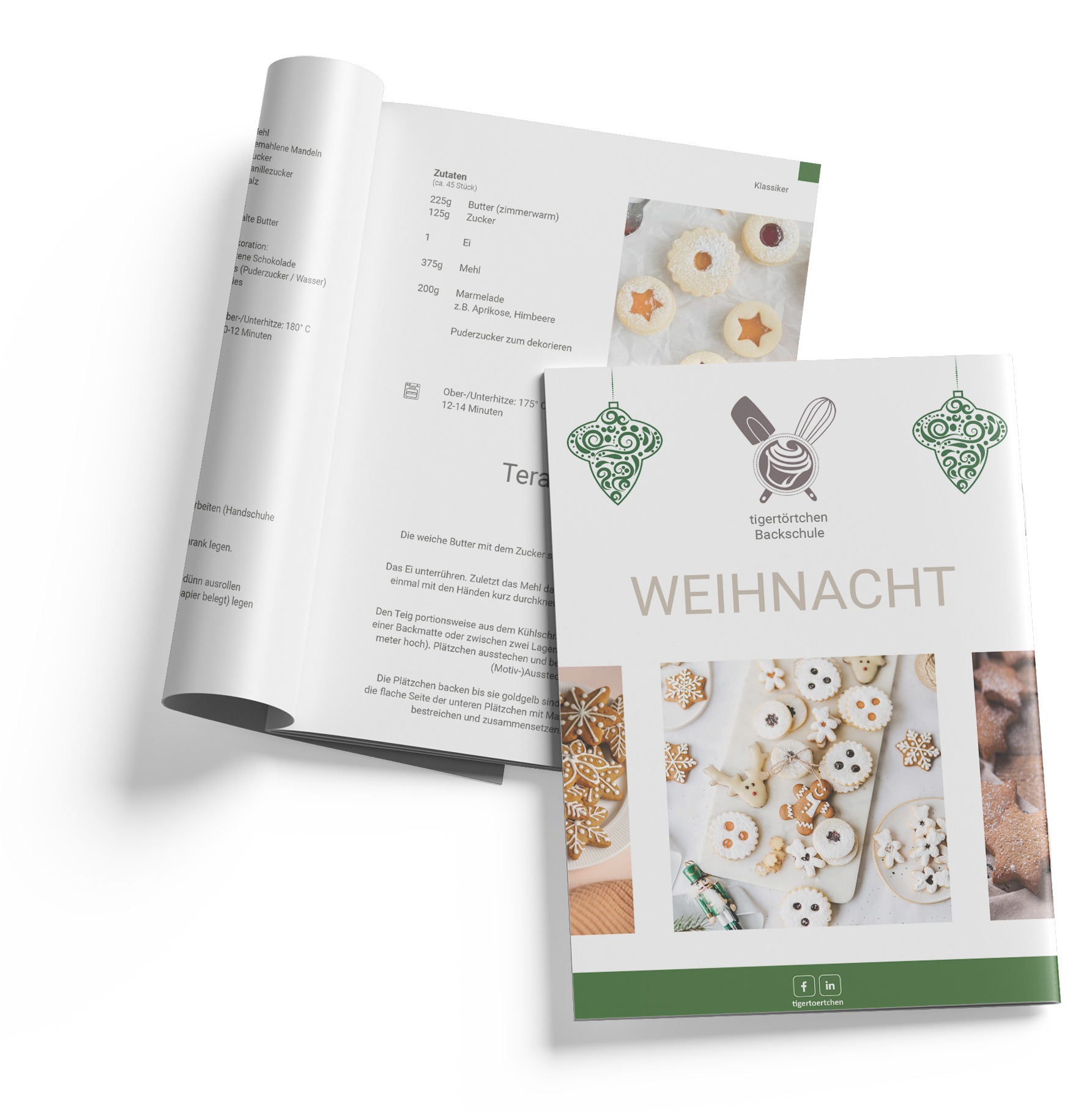 Titelseite_Backheft Weihnachts-Plätzchen Weihnachts Familienevent und Firmenevent Backschule Berlin