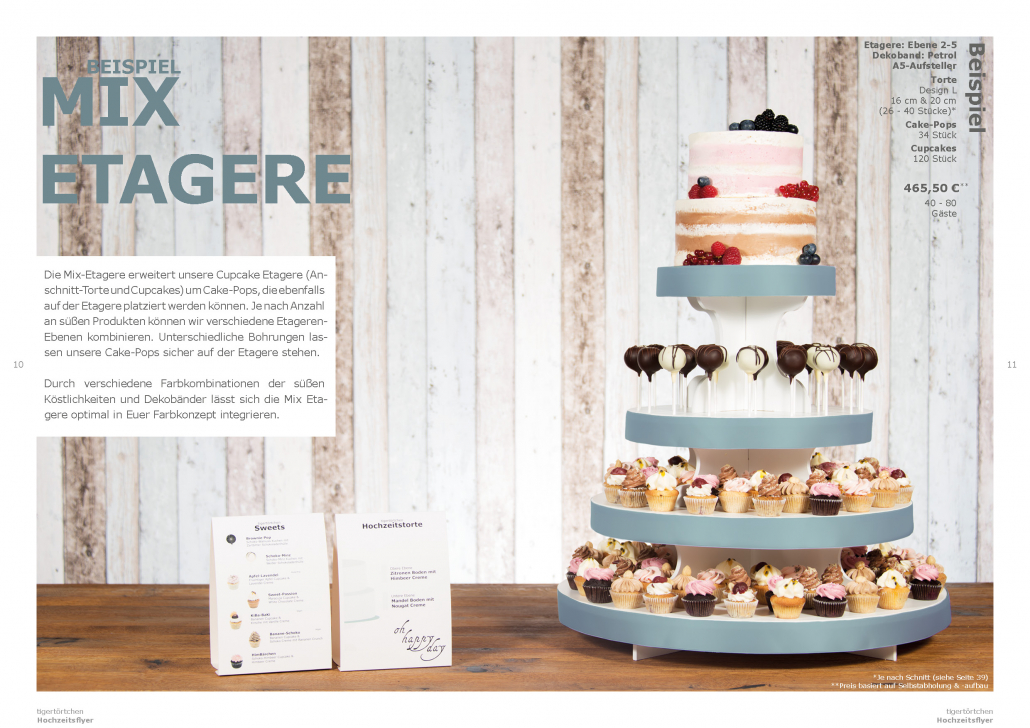 Moderne Hochzeit Hochzeitstorte mit Cucpakes und Cake-Pops - Seite 10-11: Mix Etagere