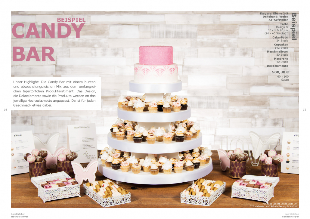 Moderne Hochzeitstorte - Seite 14-15: Candy-Bar / Sweet Table