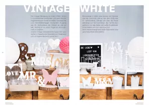 Candy-Bar und Sweet Table Dekorationselemente - Seite 80-81: Design Elemente Vintage und White