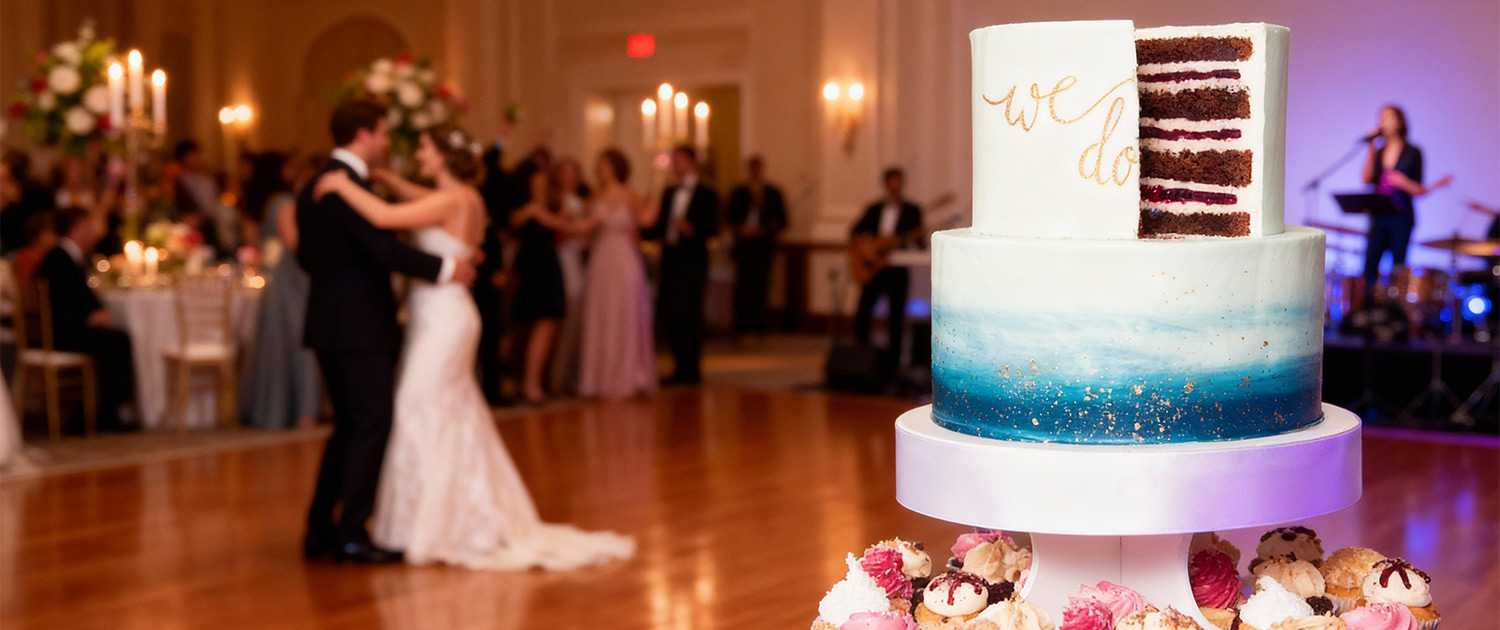 Hochzeitstorte Anschnitt Berlin Feier Konditorei Bäckerei